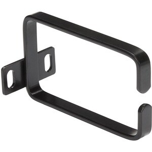 StarTech.com 1U Vertical Server Rack Cable Management D-Ring Hook - 2.2x3.9in (5.7x10cm) - D-ring - Black - 1U Rack Height