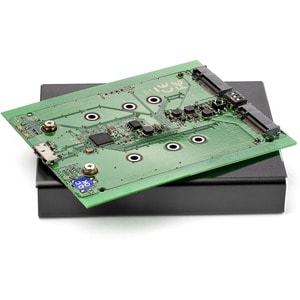 StarTech.com Dual-Slot Drive Enclosure for M.2 SATA SSDs - USB 3.1 (10Gbps) - RAID - 2 x SSD Supported - Serial ATA/600 Co