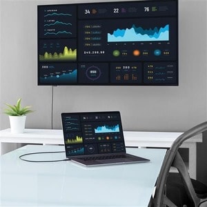 StarTech.com CDP2HD1MWNL. Kabellänge: 1 m, Anschluss 1: USB Typ-C, Anschluss 2: HDMI Typ A (Standard). Gewicht: 50 g, Brei