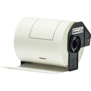 Brother Shipping Label - 103 mm Height x 164 mm Width - Rectangle - Direct Thermal - White - 180 / Roll
