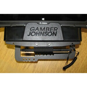 Gamber-Johnson Mounting Bracket for Docking Station, Cradle - Black Powder Coat - Black Powder Coat