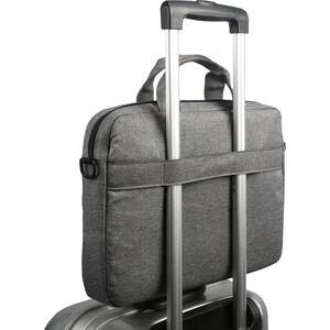 Lenovo T210 Carrying Case for 39.6 cm (15.6") Notebook, Book - Grey - Water Resistant - Polyester Body - Handle, Luggage S