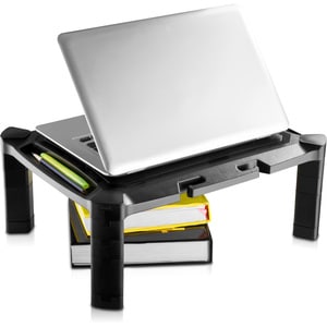 V7 DT1HARS-1E Height Adjustable Monitor Riser - 25.4 cm (10") to 81.3 cm (32") Screen Support - 9.07 kg Load Capacity - 16