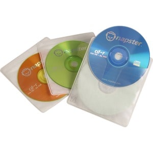 Case Logic 120 Disc Capacity Double Sided CD ProSleeves® - Sleeve - White - 120 CD/DVD