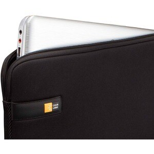 Case Logic LAPS-114 Carrying Case (Sleeve) for 14" Notebook - Black - Polyester Body - 10.5" Height x 1.7" Width x 14.5" D