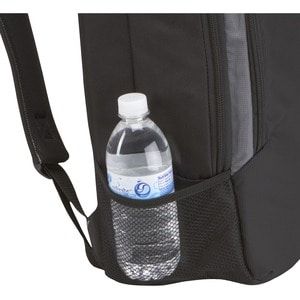 Case Logic VNB-217 Carrying Case (Backpack) for 17" Notebook, Snacks, Water Bottle, Accessories - Black - Dobby Nylon Body