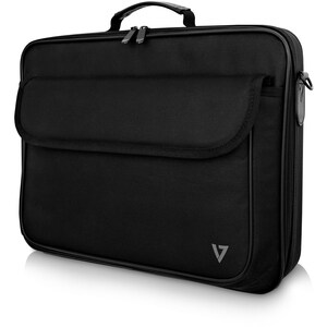 V7 Essential CCK16-BLK-3E Tasche (Aktentasche) für 40,6 cm (16 Zoll) bis 40,9 cm (16,1 Zoll) Notebook - Schwarz - 600D Pol