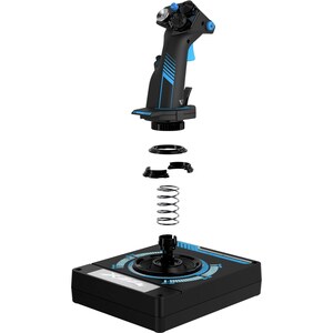 Logitech H.O.T.A.S. Gaming-Joystick/-Gaspedal - Kabel - USB - PC
