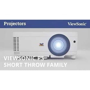 ViewSonic PS600X 3700 Lumens XGA HDMI Networkable Short Throw Projector for Home and Office - PS600X - 3700 Lumens XGA HDM