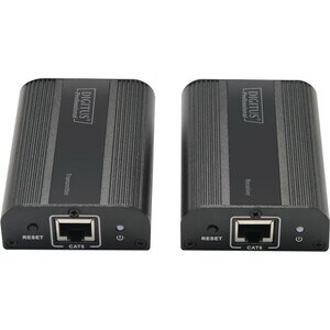 DIGITUS Professional DS-55204 Video Extender Transmitter/Receiver - Wired - 1 Input Device - 1 Output Device - 60 m Range 