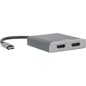 Rocstor Premium USB-C to Dual HDMI Multi Monitor Adapter - 4K 30Hz - USB Type- C 2-Port MST Hub - for Mac and Windows - 4K