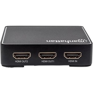 Manhattan Video Splitter HDMI, 1 in:2 out - 4096 x 2160 - 300MHz Ancho de banda de vídeo máximo - 1 x Entrada HDMI - 2 x S