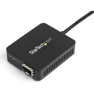 StarTech.com USB to Fiber Optic Converter - Open SFP - USB 3.0 to Gigabit Ethernet Network Adapter - 1000BASE-SX/LX - Wind