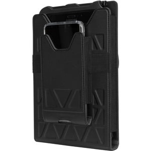 Targus Field-Ready THZ711GLZ Carrying Case (Holster) for 7" to 8" Tablet, Smartphone, Radio, Pen, Stylus - Black - Faux Le