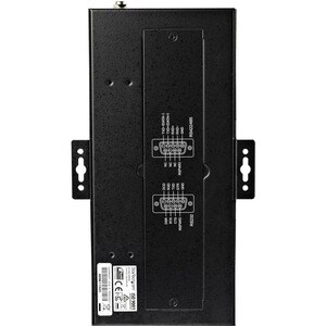 StarTech USB to RS232/RS485/RS422 8 Port Serial Hub Adapter, Industrial Metal USB 2.0 to DB9 Serial Converter, Din Rail Mo