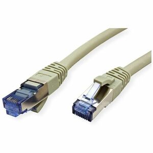VALUE Patchkabel Kat.6A (Class EA) S/FTP (PiMF), LSOH, grau, 2 m