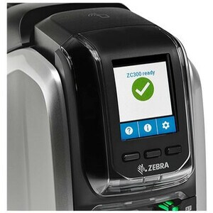 Zebra ZC300 Single Sided Desktop Dye Sublimation/Thermal Transfer Printer - Colour - Card Print - USB - Wireless LAN - 4 S