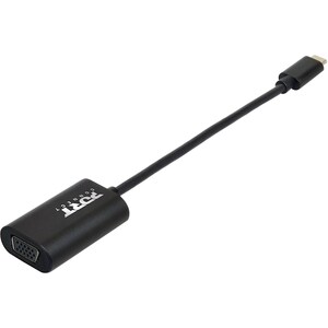 Port Video Adapter - 1 x 24-pin Type C USB Male - 1 x 15-pin HD-15 VGA Female - 1920 x 1200 Supported
