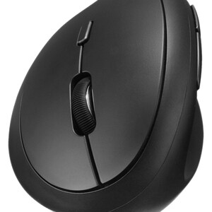Adesso iMouse V10 - Wireless Vertical Ergonomic Mini Mouse - Optical - Wireless - Radio Frequency - 2.40 GHz - Black - USB