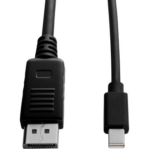 V7 V7MDP2DP-6FT-BLK-1E 2 m DisplayPort/Mini DisplayPort AV-Kabel für Audio-/Video-Gerät - Zweiter Anschluss: 1 x DisplayPo