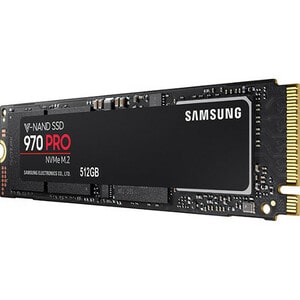Samsung 970 PRO MZ-V7P512E 512 GB Solid State Drive - M.2 2280 Internal - PCI Express (PCI Express 3.0 x4) - 3500 MB/s Max