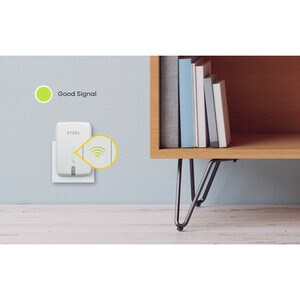 ZYXEL WRE6602 IEEE 802.11ac 1.17 Gbit/s Wireless Range Extender - 5 GHz, 2.40 GHz - MIMO Technology - 1 x Network (RJ-45) 