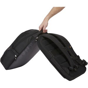 Case Logic BEBP-315 Carrying Case (Backpack) for 15.6" Notebook - Black - Polyester Body - Checkpoint Friendly - Shoulder 