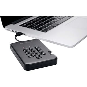Disque dur Portable iStorage diskAshur PRO2 Durci - 2.5" Externe - 2 To - Conforme aux normes TAA - Client Léger Appareil 