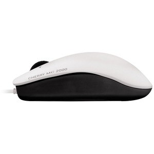 CHERRY MC 2000 Mouse - USB - Infrared - 3 Button(s) - Pale Gray - Cable - 1600 dpi - Tilt Wheel - Symmetrical