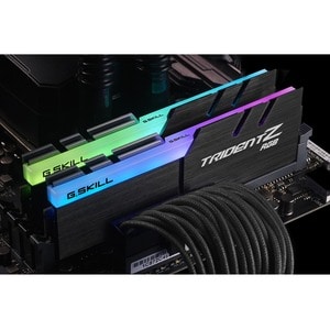 G.SKILL Trident Z RGB RAM Module - 16 GB (2 x 8GB) - DDR4-3200/PC4-25600 DDR4 SDRAM - 3200 MHz - CL16 - 1.35 V - Non-ECC -