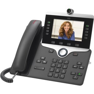 Cisco 8865 IP Phone - Corded/Cordless - Corded/Cordless - Wi-Fi, Bluetooth - Desktop, Wall Mountable - Charcoal - 5 x Tota