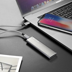 Verbatim 240GB Vx500 External SSD, USB 3.1 Gen 2 - Graphite - Notebook Device Supported - USB 3.1 Type C - 500 MB/s Maximu