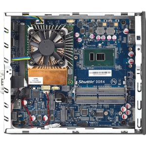 Shuttle XPC slim DH02U5 Desktop Computer - Intel Core i5 7th Gen i5-7200U - 8 GB - 120 GB SSD - Slim PC - Black - Windows 
