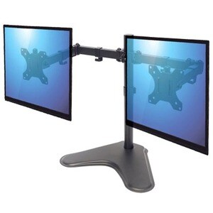 Dual Desk Mount for TV & Monitors (Full Motion), For screens: 10-27", Stand Assembly, VESA compatability: 75x75 and 100x10
