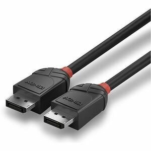 LINDY Black Line 2 m DisplayPort AV-Kabel - Cable for Audio-/Video-Gerät - 21,6 Gbit/s - Unterstützt bis zu4096 x 2160 - A