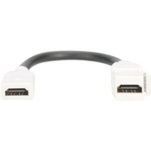 DIGITUS Professional 12 cm HDMI A/V Cable for Audio/Video Device, Faceplate, Patch Panel - 1 - First End: 1 x HDMI 2.0 Dig