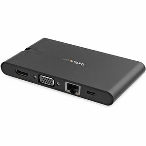 StarTech.com USB C Multiport Adapter - USB Type-C Mini Dock with HDMI 4K or VGA Video - 100W PD Passthrough, 3x USB 3.0, G