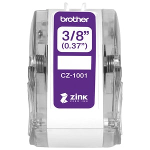 Brother CZ-1001 Multipurpose Label - 9.40 mm Width - Zero Ink (ZINK) - 1