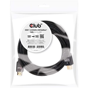 Club 3D CAC-2313 HDMI Audio/Video Cable With Ethernet - 32.81 ft HDMI A/V Cable for Monitor, TV, Audio/Video Device, Gamin