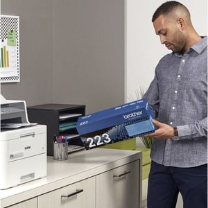 Brother Genuine TN-223C Standard Yield Cyan Toner Cartridge - 1300 Pages