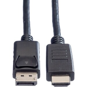 Roline 1,50 m DisplayPort/HDMI AV-Kabel für Audio-/Video-Gerät, HDTV, TV, Grafikkarte - 1 - Zweiter Anschluss: 1 x HDMI Ty