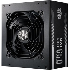 Cooler Master MWE Gold 650 Full Modular - Internal - 120 V AC, 230 V AC Input - 650 W / 3.3 V DC, 5 V DC, 12 V DC, 12 V DC
