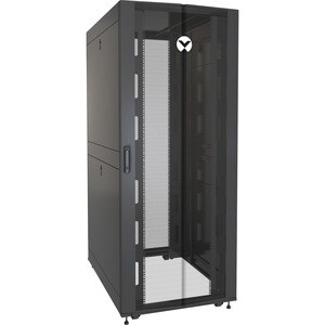 Vertiv VR Rack - 42U Server Rack Enclosure| 800x1100mm| 19-inch Cabinet (VR3150) - 2265x800x1200mm (HxWxD)| 77% perforated