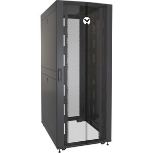 Vertiv VR Rack - 48U Server Rack Enclosure| 600x1200mm| 19-inch Cabinet (VR3307) - 2265x600x1200mm (HxWxD)| 77% perforated
