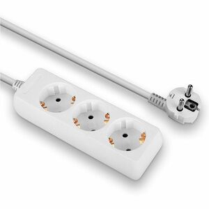 LINDY Steckdosenleiste - Schuko - 3 x Schuko - 1,40 m Kabel - 250 V AC Voltage - 3,50 kW - Weiß