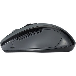 Kensington Pro Fit Mid-Size Wireless Mouse - Graphite Gray - Optical - Wireless - Radio Frequency - 2.40 GHz - Graphite Gr