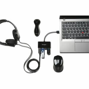 Kensington USB Hub - USB - External - 4 Total USB Port(s) - 4 USB 2.0 Port(s)