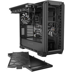 be quiet! Silent Base 601 Computergehäuse - EATX, ATX, Micro ATX, Mini ITX Motherboard Supported - Mid-Tower - Stahl, Acry