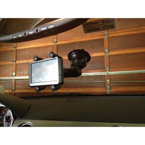 RAM Mounts X-Grip Vehicle Mount for Phone Mount, Handheld Device, iPhone, Smartphone, Suction Cup - Stainless Steel