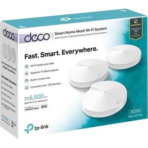 TP-Link Deco M9 Plus IEEE 802.11ac 2,15 Gbit/s Drahtloser Access Point - 5 GHz, 2,40 GHz - 8 x Interne Antenne(n) - 2 x Ne